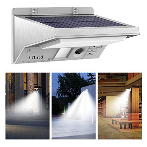 Luces Solares Sensor De Movimiento Al Aire Libre, Ithird Led