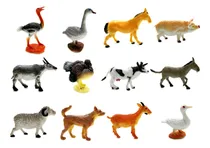 Comprar Animales Juguetes Granja Chico X12 Vaca Goma Campo Pack 033