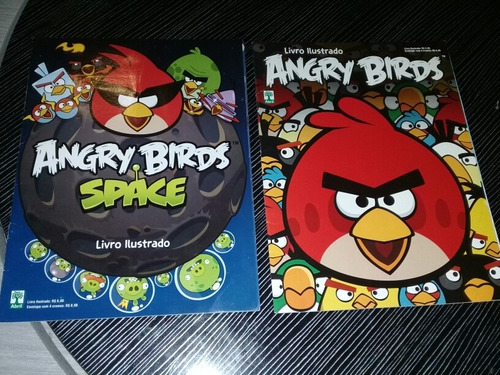 Lote De Álbuns De Figurinhas Do Angry Birds