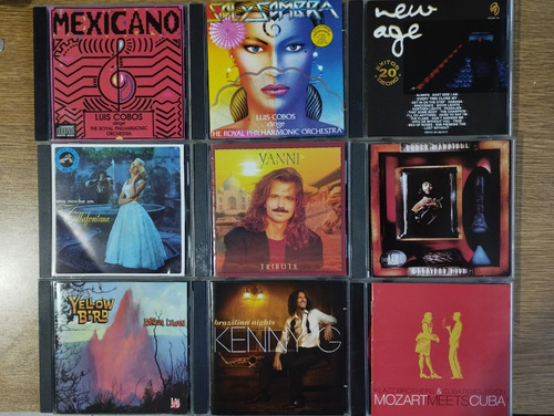 Lote 9 Cds Musica Instrumental -precio X Todos Excelente 