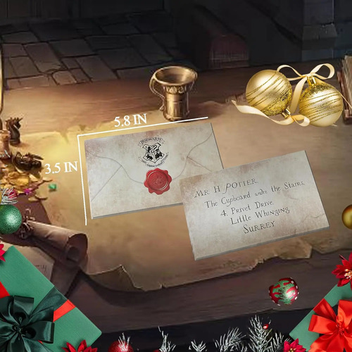 Carta De Aceptacion Para Decoracion Set 20 Pcs Harry Potter