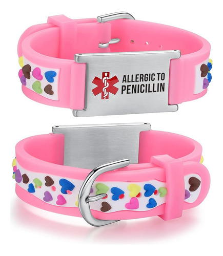 Pulseras De Identificación De Alerta Médica De Dibujos Anima