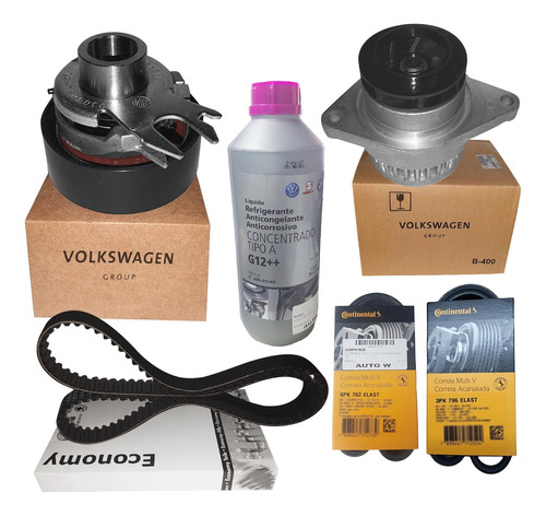 Kit Distribucion Original + Poliv Volkswagen Fox Suran