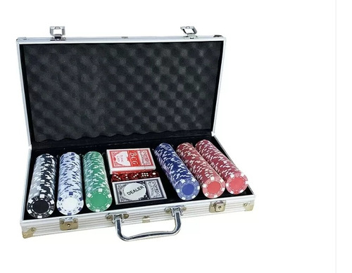 Set Poker 300 Fichas Poker Maletin Set De Poker Profesional