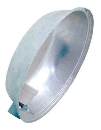 Luminária Oval Aberta Com Receptáculo/soquete E-27 Públic Cor da estrutura Cinza