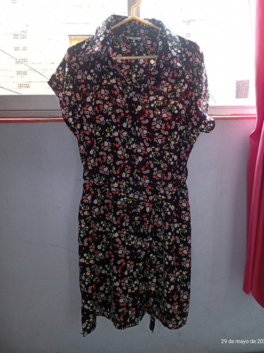 Vestido Con N Botones Talla M