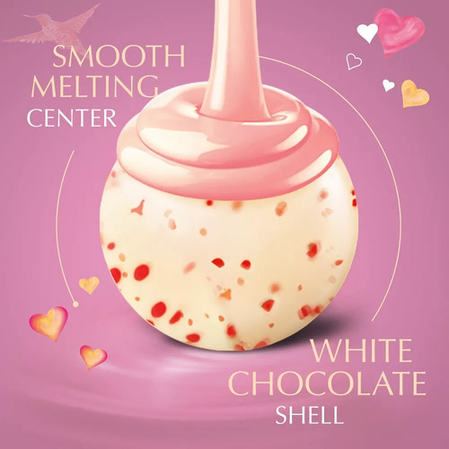 Lindt Lindor Strawberries & Cream White Chocolate Truffles