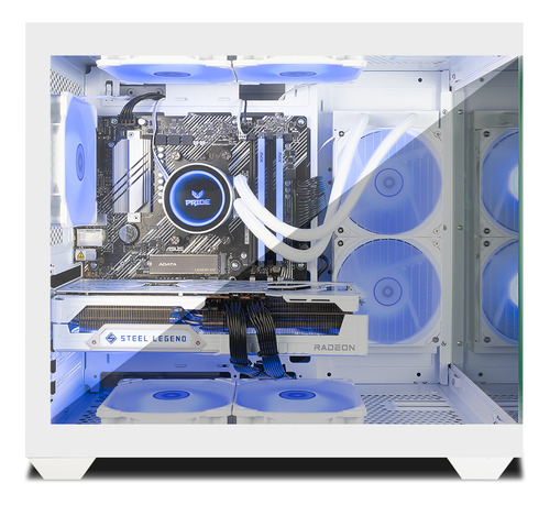 Pc Pride Gaming Factor White R7 5700x Rx9070xt 32gb 1tb Ssd Capacidad De Memoria Ram 32 Gb Capacidad Del Disco 1 Tb Tarjeta Gráfica Rx 9070 Xt