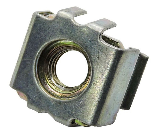 Imagem 3 de 8 de Kit C/100 Peças Porca Gaiola + Parafuso M5 P/fixação Rack
