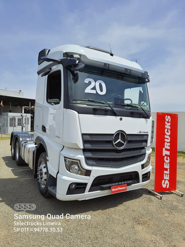 Imagem 2 de 15 de Actros 2651 6x4 New 2020 Top Linha Mirrorcam Aluminio Fh540