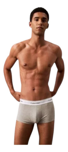 Boxer Trunk Calvin Klein De Algodón 3 Pack - Original