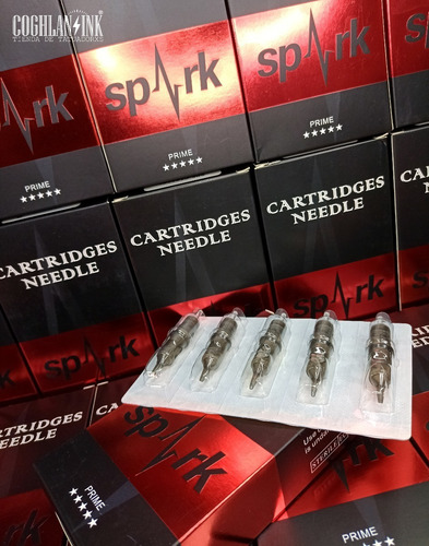 Imagen 2 de 7 de Tattoo Cartuchos Pen Spark Prime Membran Caja X20 Liner Rl9
