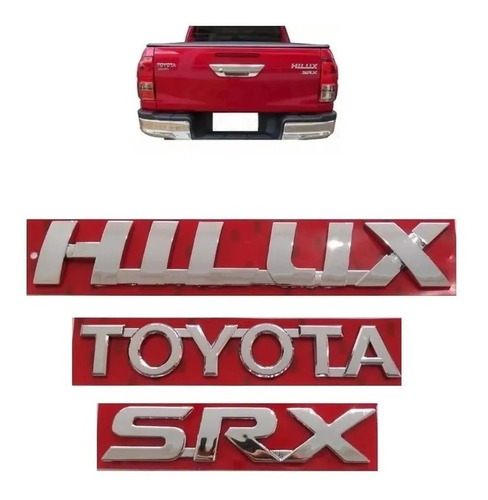 Emblema Trasero Toyota Hilux Srx 2016/2019