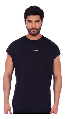 Polo Manga Cero Color Negro Para Hombre | Polo Muscle Tee