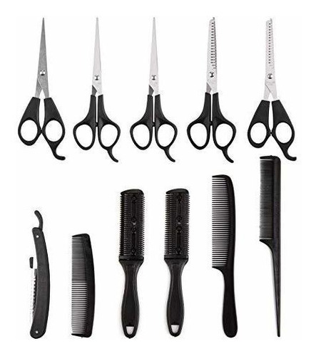 Tijeras De Pelo De Acero Inoxidable 3 Paquete Del Siste...