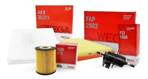 Kit Filtros Fiat Argo 1.8 / Mt / Atg / Hgt Wega