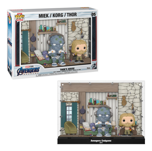 Funko Pop Marvel Avengers Thor's House Miek Korg Thor 05