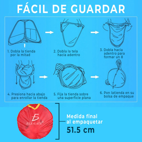 Juego Infantil 3 En 1 Alberca De Pelotas, Túnel Y Casita Azul