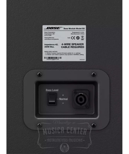 Caixa Sistema Som Pa Portátil Bose L1 Model Ii Com Módulo B2