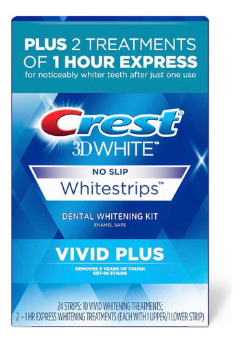 Crest 3d White Whitestrips Caja 24 unidades tiras Blanqueadoras dentales