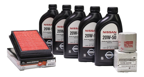 Kit De Afinación Con Aceite 20w-50 Original Nissan Tiida