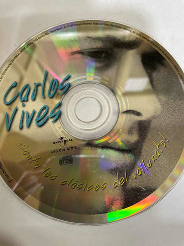 Cd Carlos Vives Canta Los Clásicos Del Vallenato. Sin Caja
