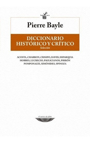 Diccionario Histórico Y Crítico Pierre Bayle (cu)