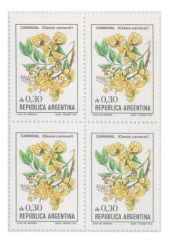 Argentina - Flores Argentinas - En Australes - Gj 2217