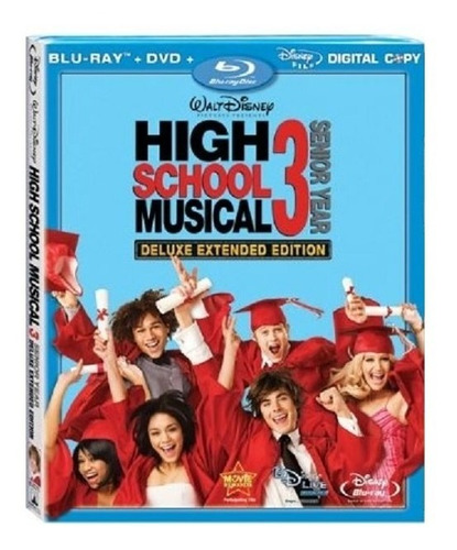 Blu Ray Mas Dvd Extendido  Disney - High School Musical 3 