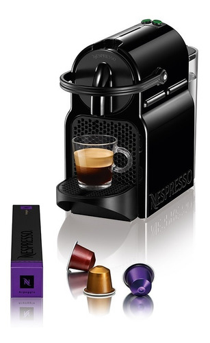 Nespresso Inissia Preta, Cafeteira 110v D40 Cor Preto