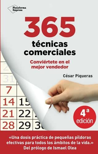 365 TECNICAS COMERCIALES, de Cesar Piqueras. Plataforma Editorial S L en español
