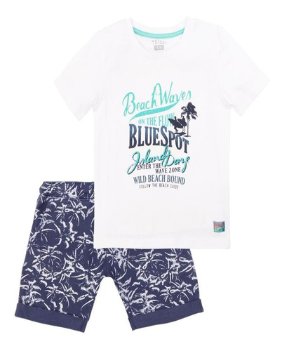 Conjunto Charlie Blanco Niño 4kids