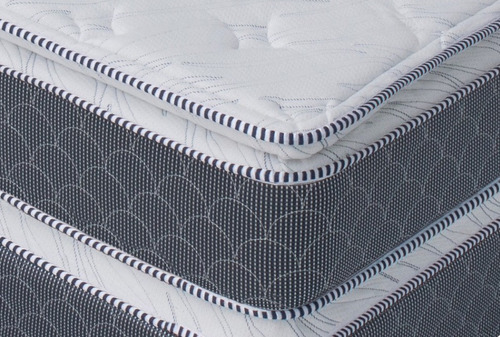 Colchon Maximum Matrimonial - Gris Y Blanco Këssa Muebles