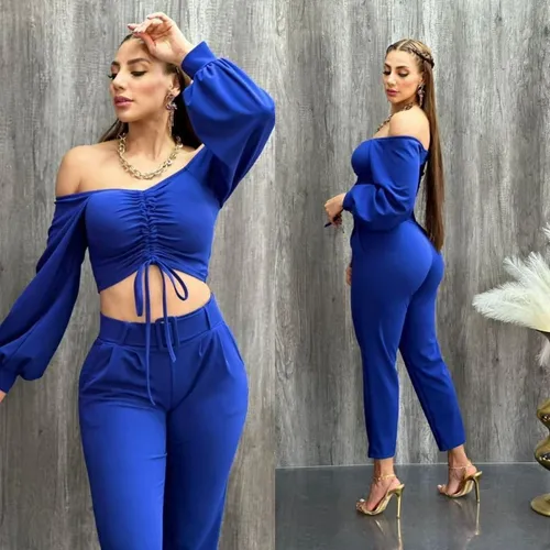 Conjuntos de pantalón y blusa para dama elegantes hotsell