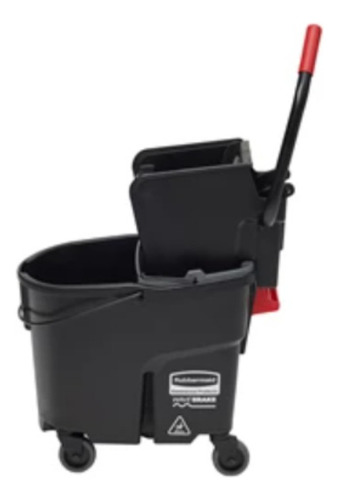 Rubbermaid Wavebrake® Cubeta De 35 Qt Con Exprimidor Negra
