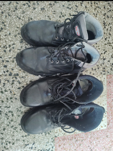 Botas De Seguridad Usadas, Regulares Cond Talla 42 Y 43