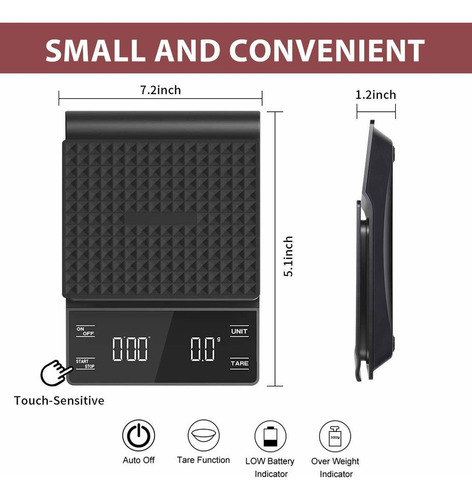Balanza De Café Barista Timery