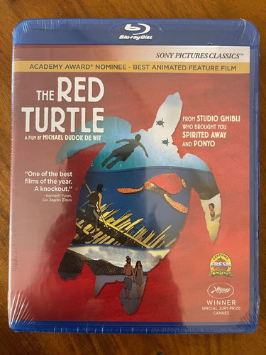 Bluray A Tartaruga Vermelha - Studio Ghibli - Lacrado Leg