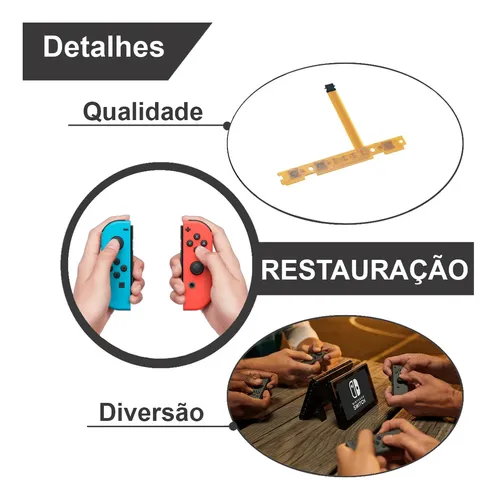 Flex Botão Sr Joy Con Nintendo Switch Cabo Flat Controle