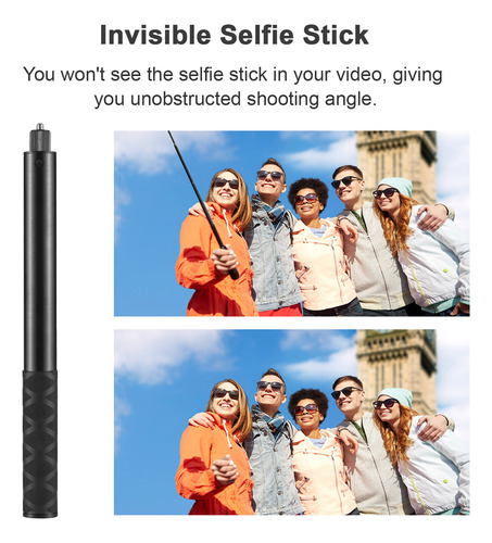 Palo Para Selfies Para Trípode Con Mango Giratorio, Kit Exte