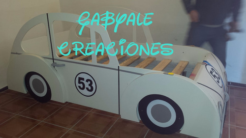 Cama Infantil Unica Herbie 53  Fusca Dia Del Niño