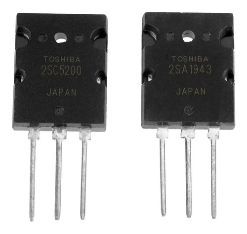 2sa1943 + 2sc5200 Par Transistor De Potencia Audio