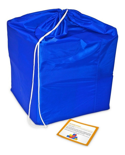 Set De 8x Cubos Apilables 20 X 20 X 20 Cm - Psicomotricidad