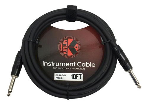 Kirlin Ipc-201bs/b-10ft - 3m Cable Mono Plug