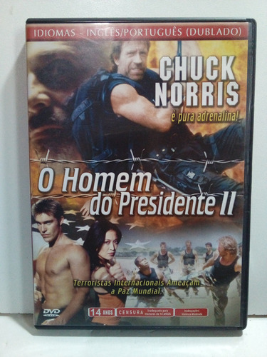 Dvd O Homem Do Presidente 2 - Chuck Norris