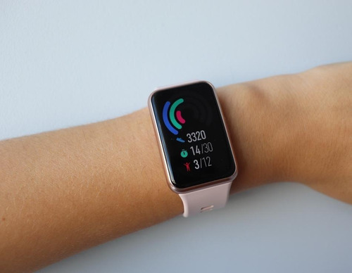 Smartwatch Honor Band 6 1.47" caja black, malla coral pink ARG-B39
