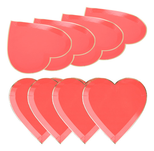 8 Platos De Papel Para Decoración De Vajillas Para El Día De