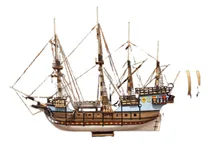 Comprar Modelismo Naval Galeón Escala 1\u002F60, Espectacular.
