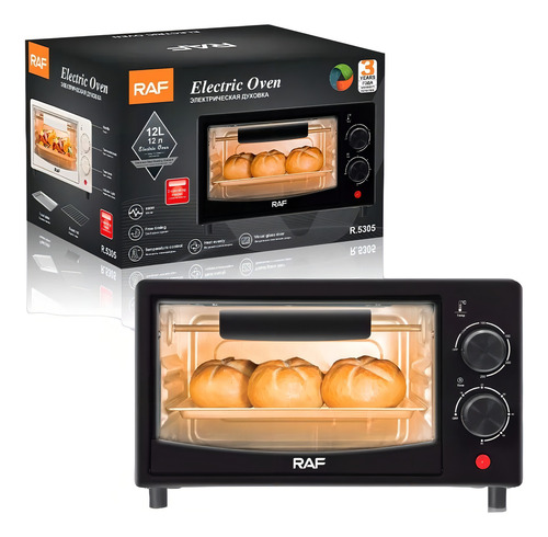 Mini Horno Eléctrico Horno De Mesa Hornear Asar Tostar Raf