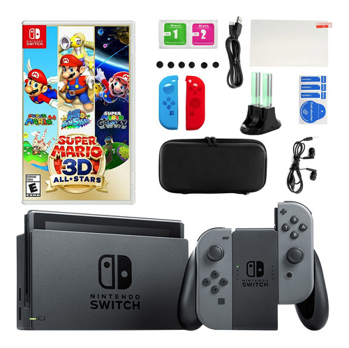 Consola Nintendo Switch Con Super Mario All Star 3d, Kit